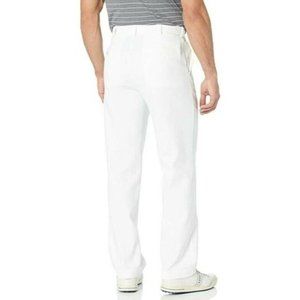 PGA TOUR Men's Flat Front Golf Pant Sz 34x32 White